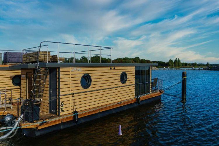 Hausboot Fjord Polaris Mit Biosauna In Barth Extérieur photo